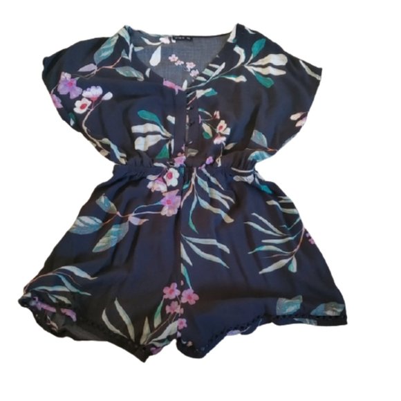 Cotton On Pants - Cotton On tropical button up romper